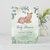 Invitation pour la Baby Shower de Petit Cerf (Debout devant)