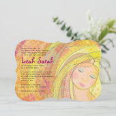 Invitation pour la Bat Mitzvah DREAMER (Debout devant)