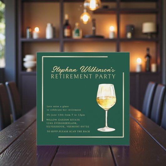 Invitation pour la Célébration de Retraite Verte &