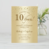 Invitation pour la célébration du 10e anniversaire (Debout devant)