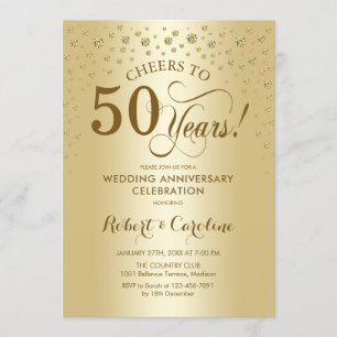 Invitation pour la célébration du 50e anniversaire
