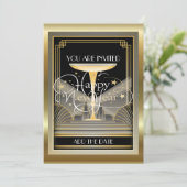 Invitation pour la célébration du NOUVEL AN Deco C (Debout devant)