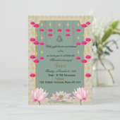 Invitation pour la cérémonie de Mehendi de mariage (Debout devant)