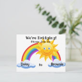 Invitation pour la cérémonie de passage de Fleur à (Debout devant)