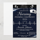 Invitation pour la cérémonie d'épinglage des infir (Devant / Derrière)