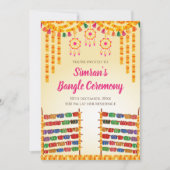 Invitation pour la cérémonie du Bangle numérique e (Devant)