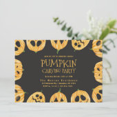 Invitation pour la Décoration de Citrouille Jack-O (Debout devant)