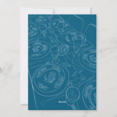 Invitation pour la décoration de table de brunch d (Dos)
