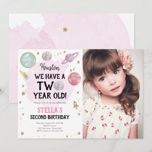 Invitation pour la deuxième année de la planète sp (Devant / Derrière)