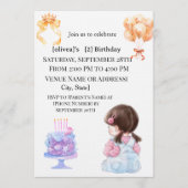 Invitation pour la douce fête d'anniversaire de de (Devant)