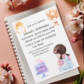 Invitation pour la douce fête d'anniversaire de de