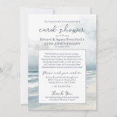 Invitation pour la douche de cartes du 50e anniver (Devant)