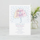 Invitation pour la douche de la mariée (Debout devant)