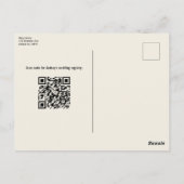 Invitation pour la douche de la mariée : lingerie  (Dos)