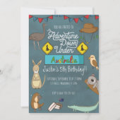 Invitation pour la fête d'anniversaire (Devant)