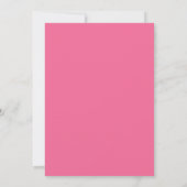 Invitation pour la fête d'anniversaire de 1 an de (Dos)