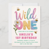 Invitation pour la fête d'anniversaire de 1 an de (Devant)