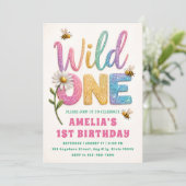 Invitation pour la fête d'anniversaire de 1 an de (Debout devant)