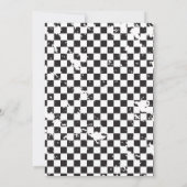 Invitation pour la fête d'anniversaire de 1 an de  (Dos)