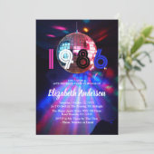 Invitation pour la fête d'anniversaire de 40 ans D (Debout devant)
