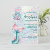 Invitation pour la fête d'anniversaire de 5 ans de (Debout devant)