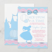 Invitation pour la fête d'anniversaire de Cendrill (Devant / Derrière)