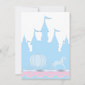 Invitation pour la fête d'anniversaire de Cendrill (Dos)