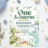 Invitation pour la fête d'anniversaire de Dinosaur