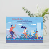 Invitation pour la fête d'anniversaire de la parad (Debout devant)