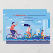 Invitation pour la fête d'anniversaire de la parad (Devant / Derrière)