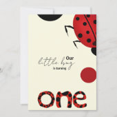 Invitation pour la fête d'anniversaire de Little B (Devant)