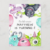 Invitation pour la fête d'anniversaire de Little M (Devant)