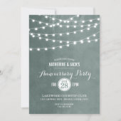 Invitation pour la fête d'anniversaire de lumières (Devant)