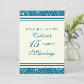 Invitation pour la fête d'anniversaire de mariage (Debout devant)