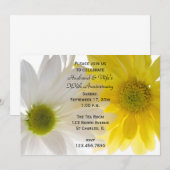 Invitation pour la fête d'anniversaire de mariage  (Devant / Derrière)