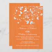 Invitation pour la fête d'anniversaire de Modern L (Devant / Derrière)