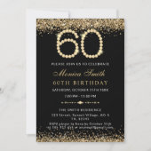 Invitation pour la fête d'anniversaire des 60 ans  (Devant)
