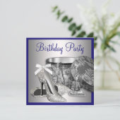 Invitation pour la fête d'anniversaire des femmes (Debout devant)