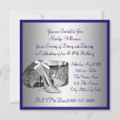 Invitation pour la fête d'anniversaire des femmes (Dos)