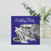 Invitation pour la fête d'anniversaire des femmes (Debout devant)