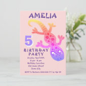 Invitation pour la fête d'anniversaire des filles (Debout devant)