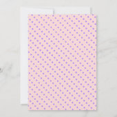 Invitation pour la fête d'anniversaire des filles (Dos)