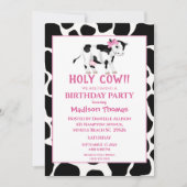 Invitation pour la fête d'anniversaire des filles (Devant)