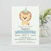Invitation pour la fête d'anniversaire du bébé Lio (Debout devant)