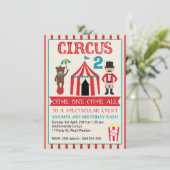 Invitation pour la fête d'anniversaire du Cirque p (Debout devant)