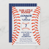 Invitation pour la fête d'anniversaire du garçon d (Devant / Derrière)