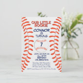 Invitation pour la fête d'anniversaire du garçon d (Debout devant)