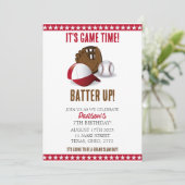 Invitation pour la fête d'anniversaire du garçon d (Debout devant)