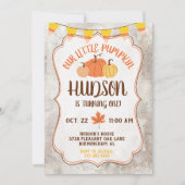 Invitation pour la fête d'anniversaire du petit Ci (Devant)