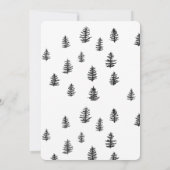 Invitation pour la fête d'anniversaire d'un ourson (Dos)